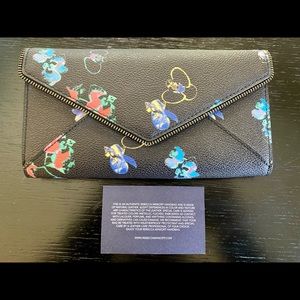 Authentic Rebecca Minkoff black butterfly wallet